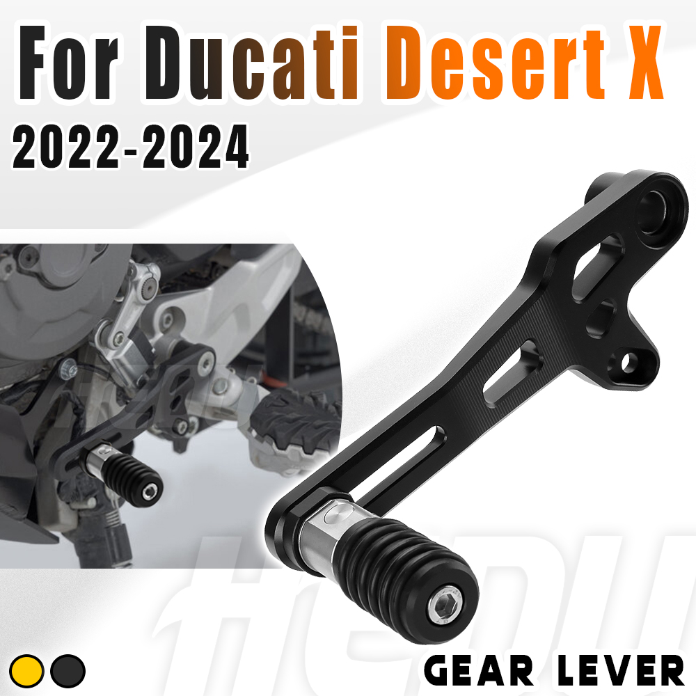 Motorcycle Gear Selector - คันเกียร์อะลูมิเนียมพับได้สำหรับรถมอเตอร์ไซค์ Ducati Desert X DesertX 2023