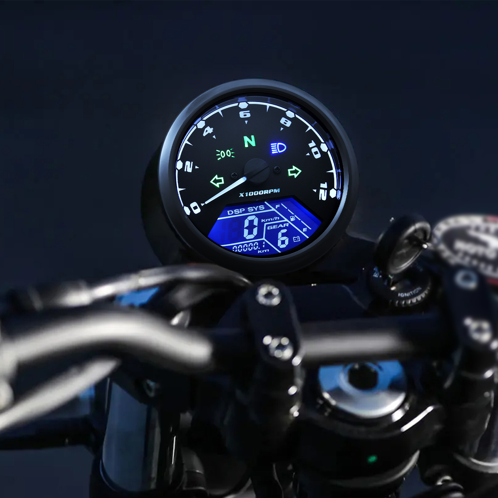 มาตรวัดความเร็วรถจักรยานยนต์แบ - Motorcycle Gear Selector บทวิจารณ์และราคา