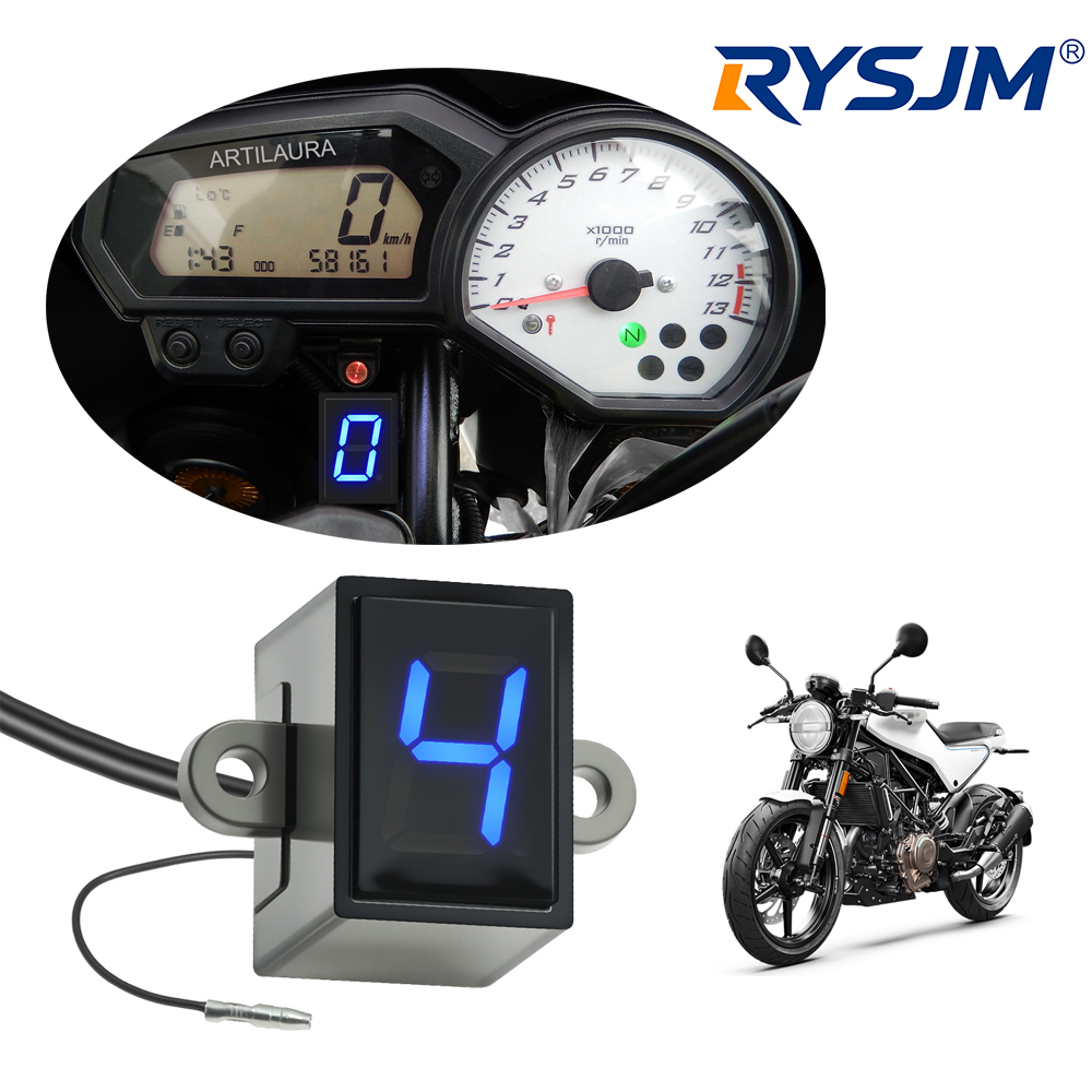 จอแสดงผลเกียร์ดิจิตอลสำหรับรถจ - Motorcycle Gear Selector บทวิจารณ์และราคา